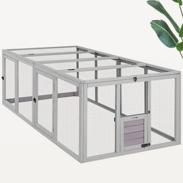 MEDEHOO Large Chicken Coop Run Extension-Durable Chicken Enclosure for Chicks, Ducks, Rabbits(20.73 Ft²)