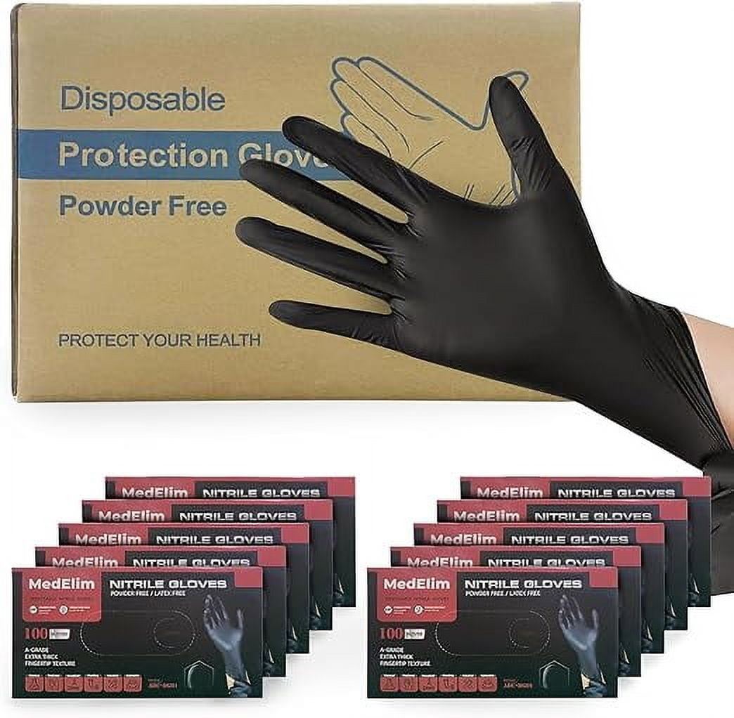 MEDELIM Disposable Nitrile Gloves: Latex & Powder-Free, Textured