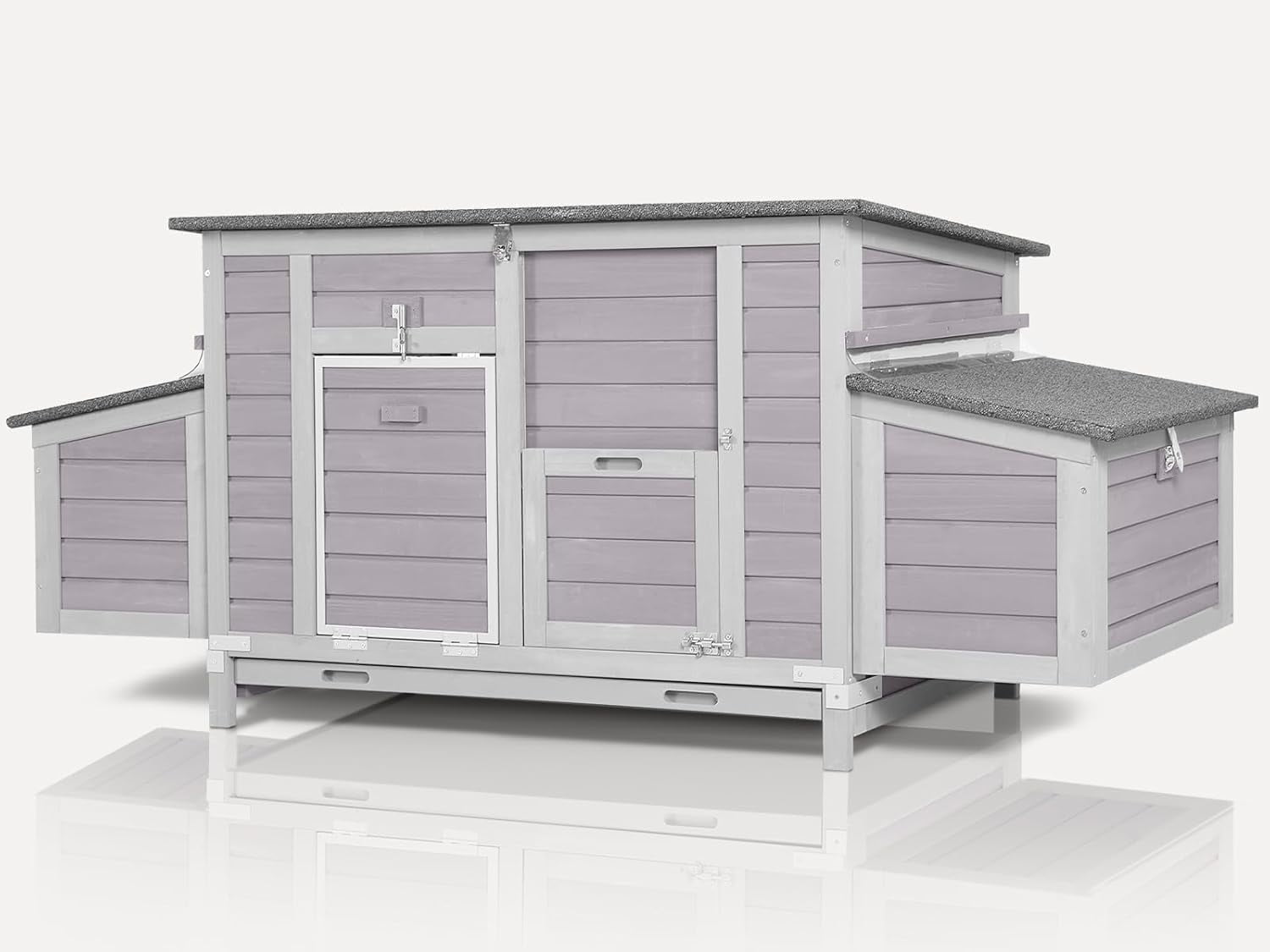 MEDHEHOO Ultimate Chicken Coop Spacious 85" Metal Frame Chicken House