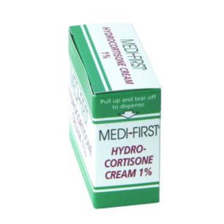 MEDI FIRST HYDROCORTISONE, CRM 1% 1/32OZ (25/PK)
