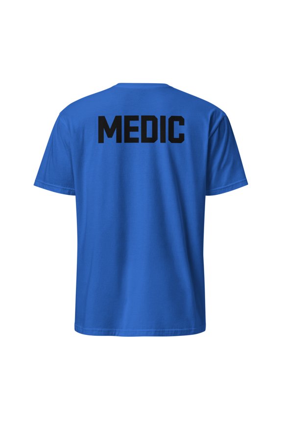 MEDIC Staff Uniform Tee - BACK Design (Royal, 2XL)