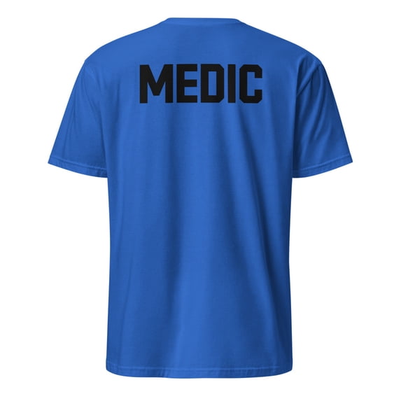 MEDIC Staff Uniform Tee - BACK Design (Royal, XL)