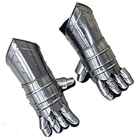 MEDIEVAL ARMOR STEEL GAUNTLETS BY THORINSTRUMENTS