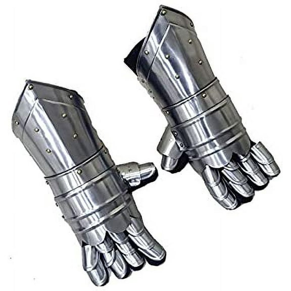 MEDIEVAL ARMOR STEEL GAUNTLETS BY THORINSTRUMENTS
