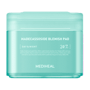 MEDIHEAL Madecassoside Blemish Pad - Vegan Face Gauze Pads, 100 Pads
