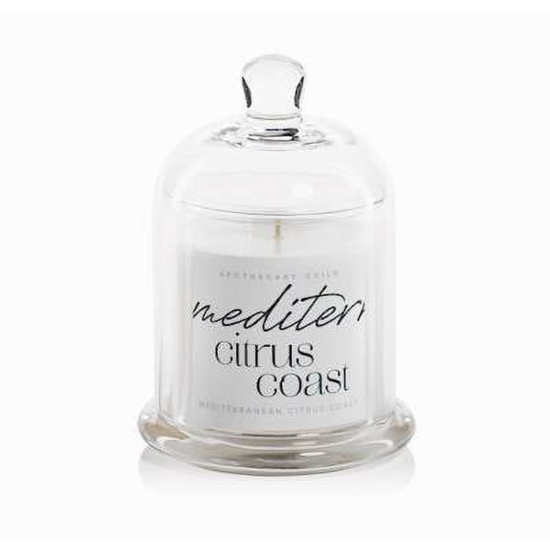 MEDITERRANEAN CITRUS COAST Zodax Apothecary Guild 10 oz Dome Jar Scented Candle