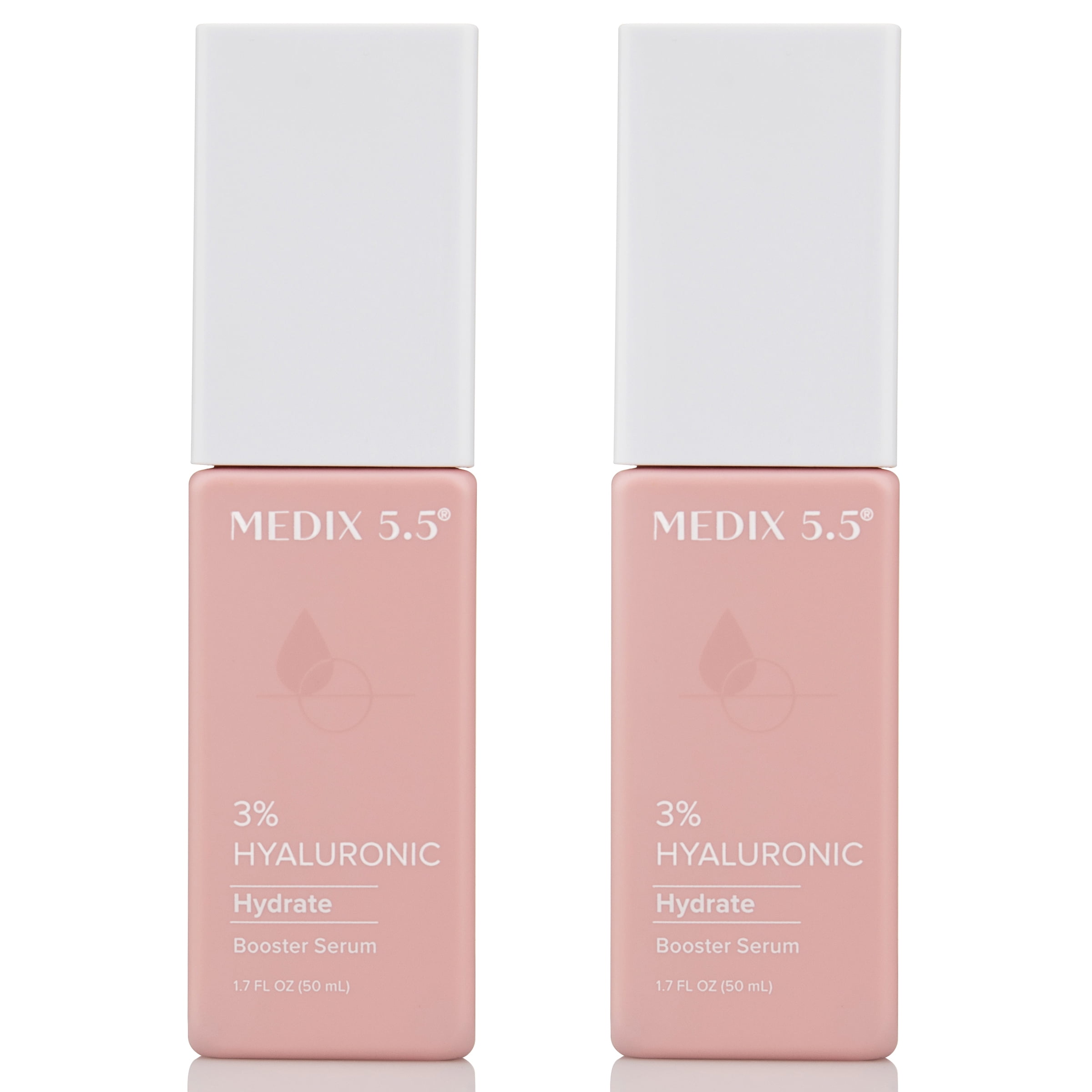 MEDIX 5.5 3% Hyaluronic Acid Hydrate Booster Serum Two Pack 1.7 fl oz