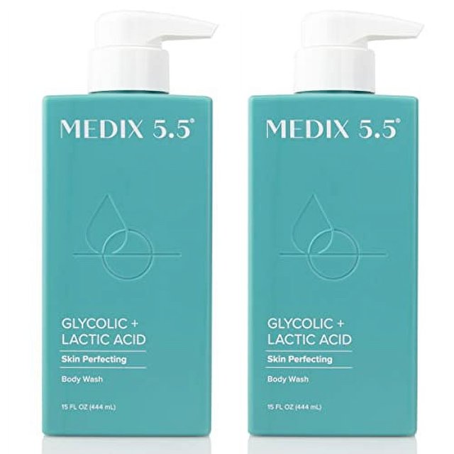 MEDIX 5.5 Body Scrub Skin Care Glycolic Acid Exfoliating Body Cleanser