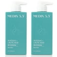 thumbnail image 1 of MEDIX 5.5 Glycolic + Lactic Acid Body Wash Two Pack 15 fl oz, 1 of 9