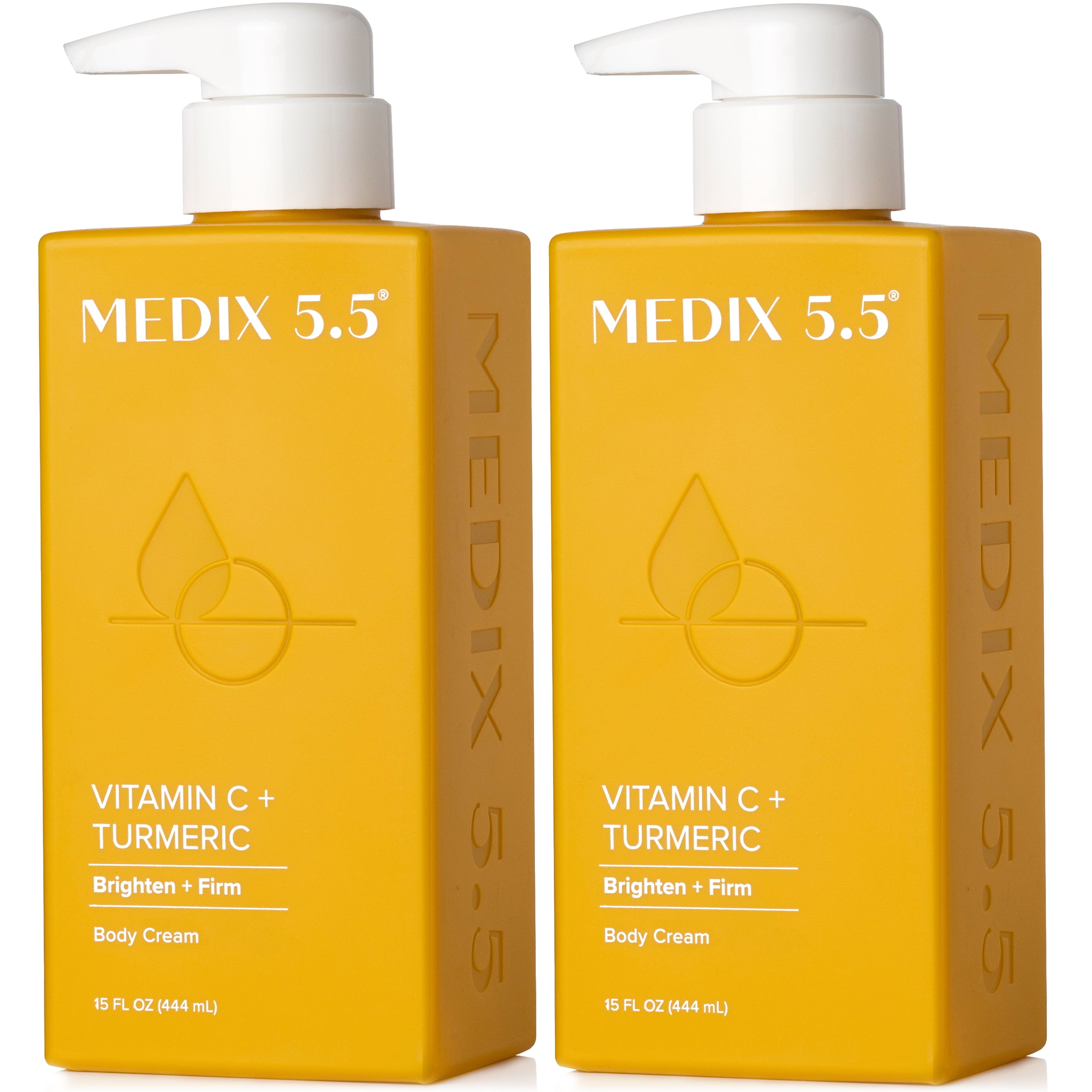 MEDIX 5.5 Vitamin C + Turmeric Cream Two Pack 15 fl oz