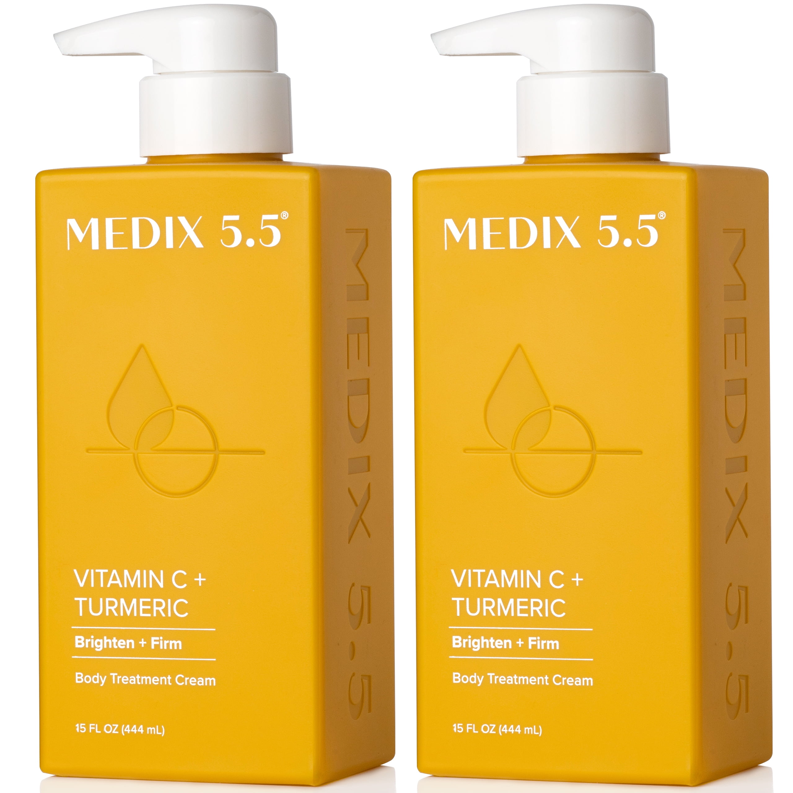 MEDIX 5.5 Vitamin C  Turmeric Cream Two Pack 15 fl oz