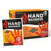 LotFancy Hot Hand Warmer, 20 Pair (40 Warmers), Odorless Air Activated Warmers, Up to 10 Hours of Heat