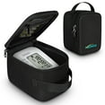 thumbnail image 1 of MEDMAX Carrying Case Compatible with OMRON Blood Pressure Monitor Silver BP5250 / Bronze BP5100 / Upper Arm 3 Series, Portable Storage Organizer Bag with Handle (Bag Only), Black, 1 of 7