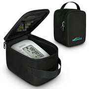 MEDMAX Carrying Case Compatible with OMRON Blood Pressure Monitor Silver BP5250 / Bronze BP5100 / Upper Arm 3 Series, Portable Storage Organizer Bag with Handle