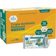 MEDPRIDE 0.9g Triple Antibiotic Ointment First Aid Antibiotic Cream for Wound Care, 144 Pack