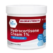 MED PRIDE 1% Hydrocortisone Cream 16oz Bulk Cortisone Anti Itch Cream for Eczema, Dermatitis, Rashes, Bug Bite Itch Relief & Skin Irritations