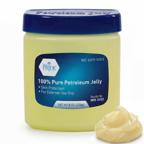 MedPride, Petroleum Jelly, 8oz Tub, Hypoallergenic for Dry Skin ...