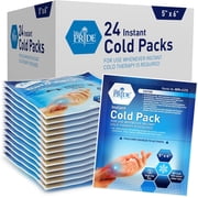 MEDPRIDE Instant Cold Packs Disposable Ice Packs for Injuries & Pain Relief, 24-Pack