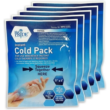 MEDPRIDE Instant Cold Packs Disposable Ice Packs for Injuries & Pain Relief, 24-Pack