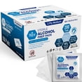 thumbnail image 1 of MEDPRIDE Sterile Alcohol Prep Pads, 70% Isopropyl Antiseptic Alcohol Wipes, Individually Wrapped 2-Ply First Aid Wipes, 200 Count, 1 of 8