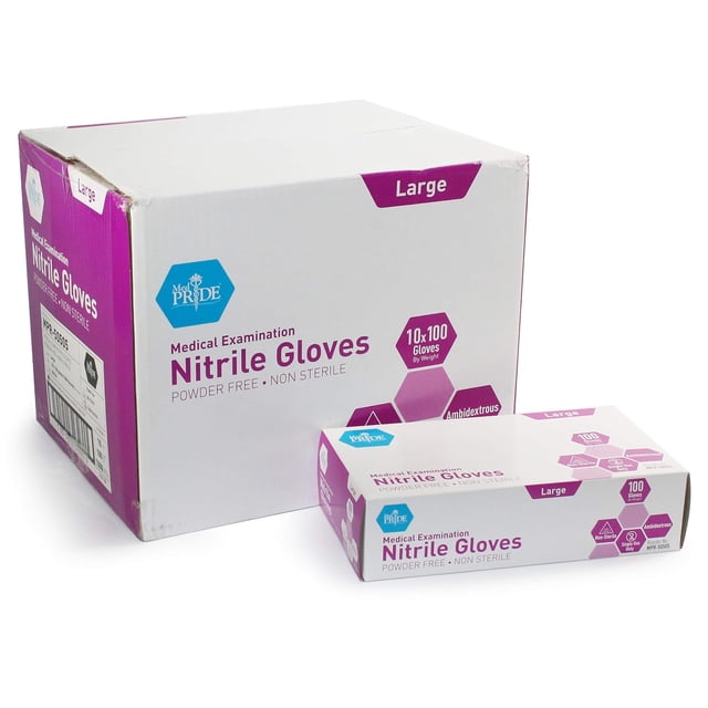 Handschuhe aus Nitril blau Größe : XL 100 St Handschuhe aus Nitril blau Größe : XL 100 St