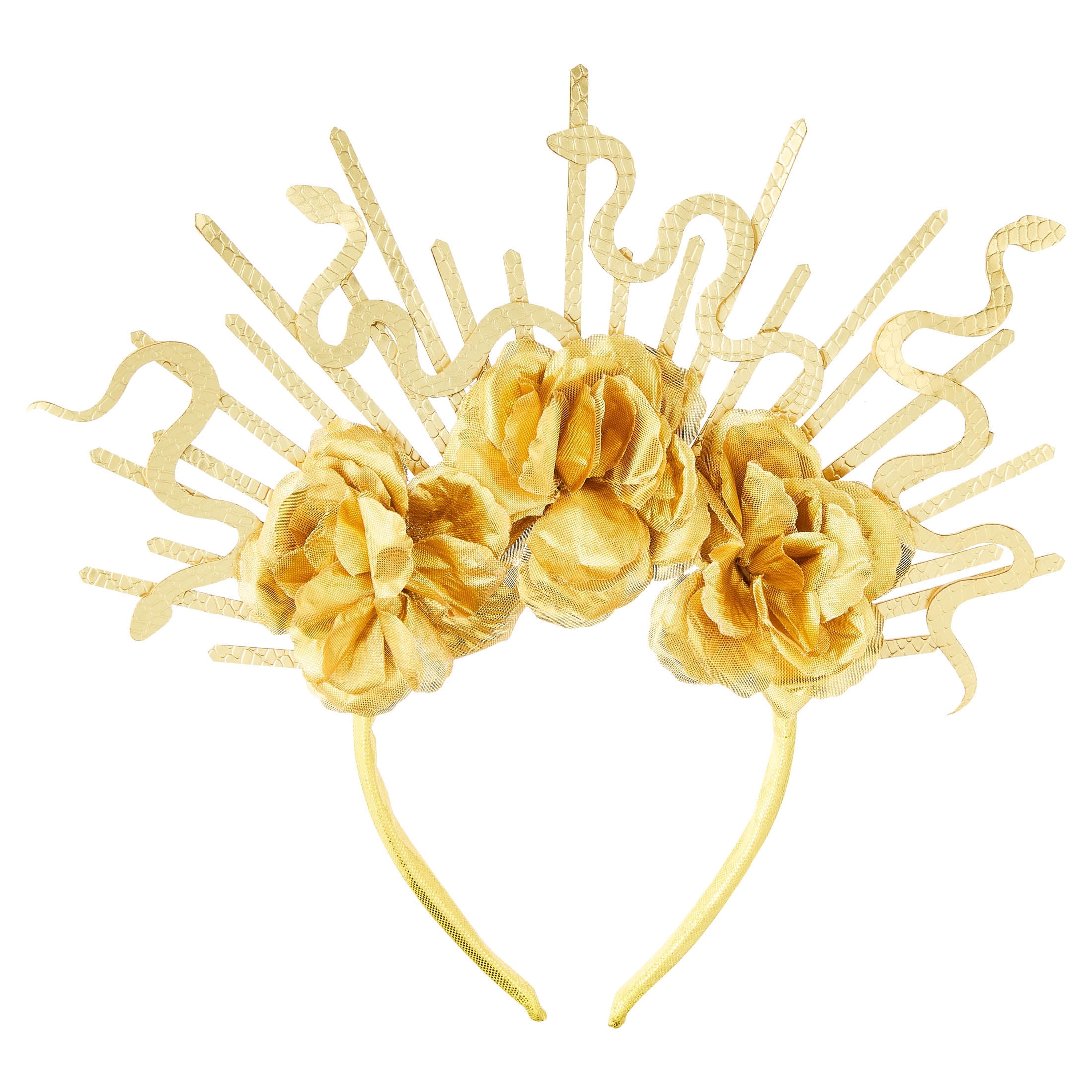 Medusa Headband Costume Accessory for Adults, Gold, Halloween by Way To Celebrate