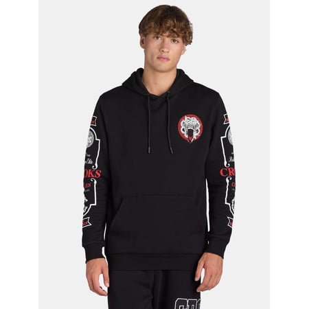 Crooks & Castles Men's Red Medusa Graphic Hoodie Sweatshirt, Sizes XS-3XL