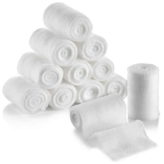 MEDca 12-Pack Gauze Bandage Rolls, 2 inch x 4.1 Yards, Medical Grade