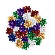 MEDca 30-Count Assorted Colored Floral Self-Adhesive Bows, 1.5in