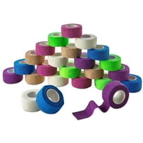 MEDca Self Adherent Cohesive Wrap Bandages, 1" x 5 Yds, 24 Count (Pack of 1)