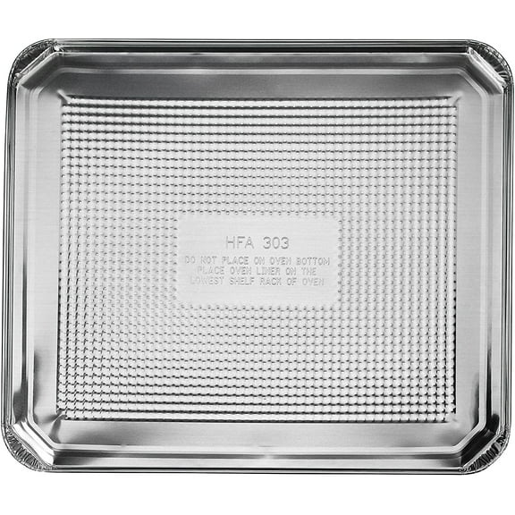 MEDca Aluminum Foil Oven Liners, Reusable, Fireproof, 18.5x15.5, Pack of 10