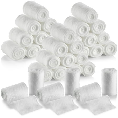 MEDca Bandage Rolls 36 Count, 2" x 4.1 Yds Medical Grade Gauze