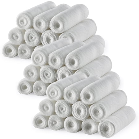 MEDca Bandage Rolls 36 Count, 4" x 4.1 Yds Medical Grade Gauze