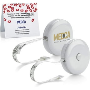 MEDca Body Tape Measure - (2 Pack) Measuring Tapes for Body and Fat Weight Monitors