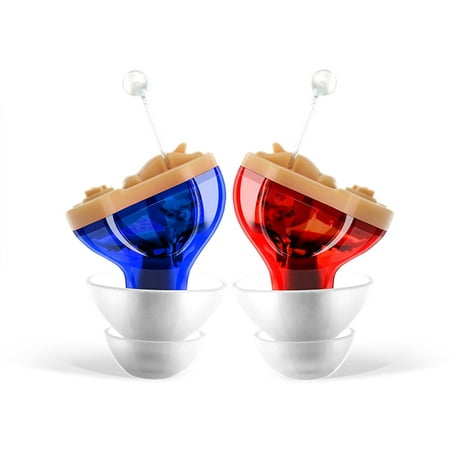 MEDca Digital Hearing Amplifier - Invisible in Canal (CIC) in-Ear Mini Multicolor