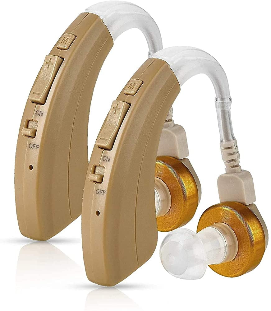MEDca Digital Hearing Amplifier Pair Behind the Ear Left & Right BTE