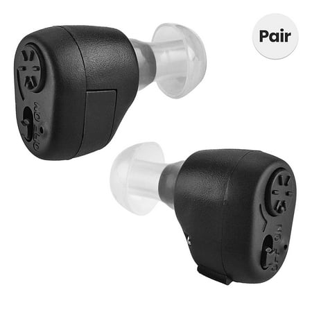 MEDca Digital Hearing Amplifier - in-the-Canal (ITC) Pair of in Ear Sound, Multicolor