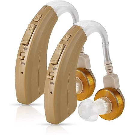 MEDca Digital Hearing Multicolor Amplifier Pair Behind The Ear Left & Right