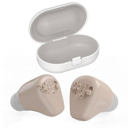 MEDca Digital Hearing Multicolor Amplifiers Set 2 Mini ITE in-the-Ear Rechargeable