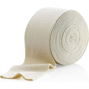MEDca Elastic Tubular Support Bandage  Unisex Hand and Leg Sleeve, Size F, 10m Roll, Natural Color