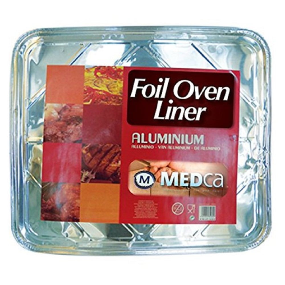 MEDca Excellent Foil Oven Liner Aluminium Foil Drip Pan Tray 18 x 16 I