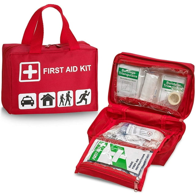 MEDca First Aid Kit Pack of 152 Count 2in1 1st Aid Kit and
