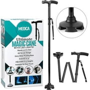 MEDca Folding Cane with LED Light for Men & Women, Ideal Birthday Gift