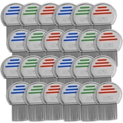 MEDca Lice Comb - Pack of 24 Head Lice Treatment, Stainless Steel Louse, One Size