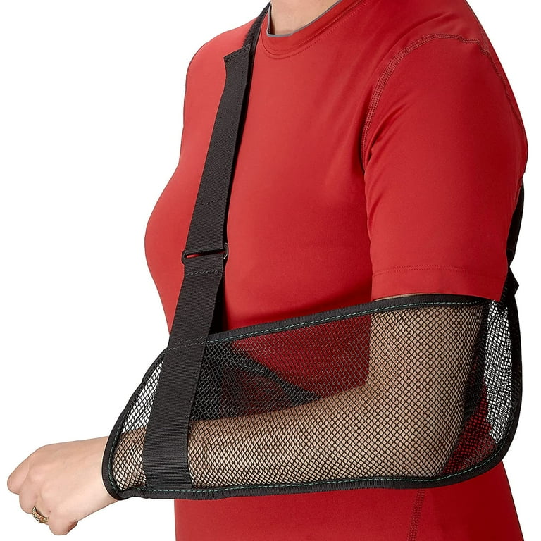 Arm Sling Shoulder Immobilizer Brace - Adjustable Rotator Cuff and Elbow  Support