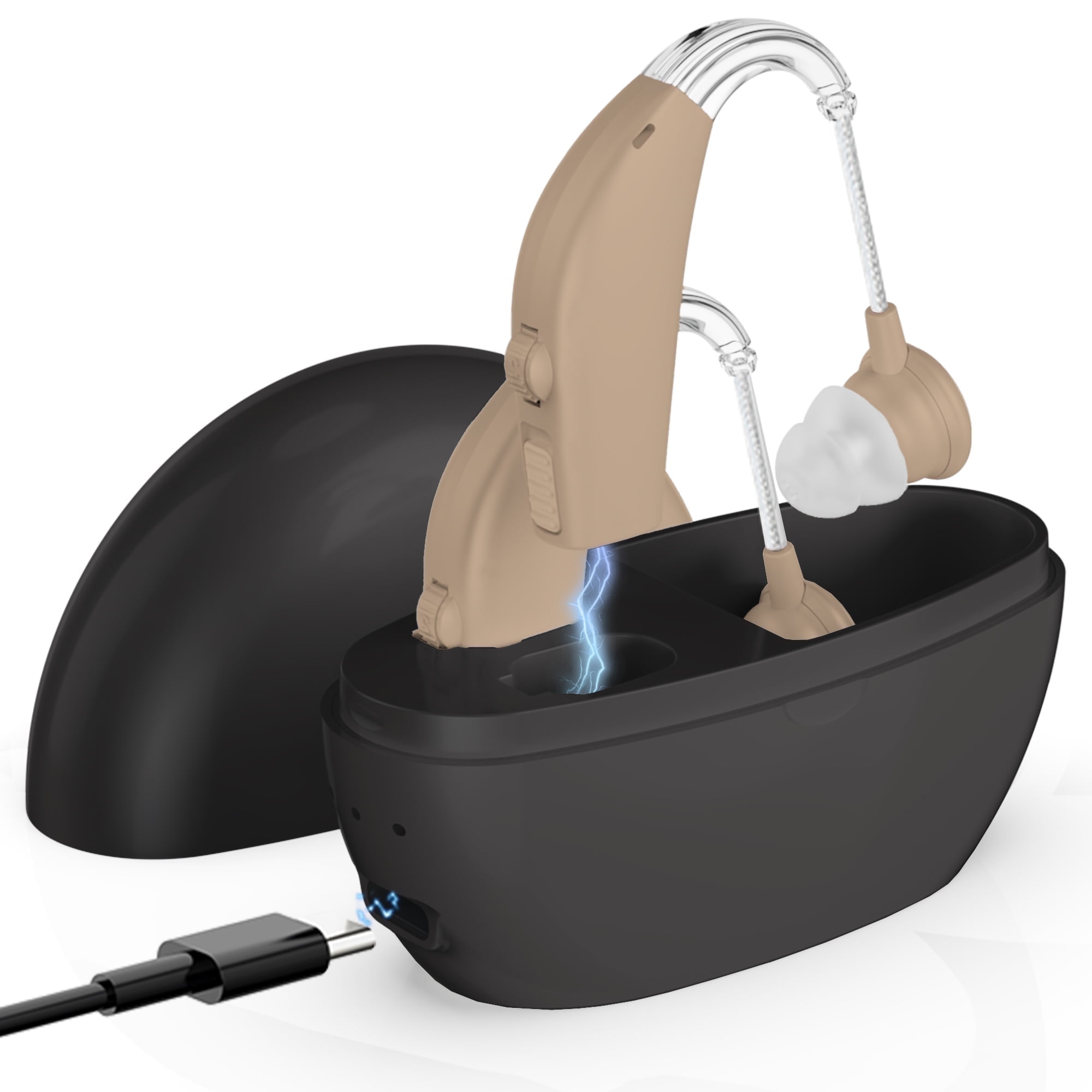 MEDca Rechargeable Digital Hearing Aids Amplifier, Noise Reduction