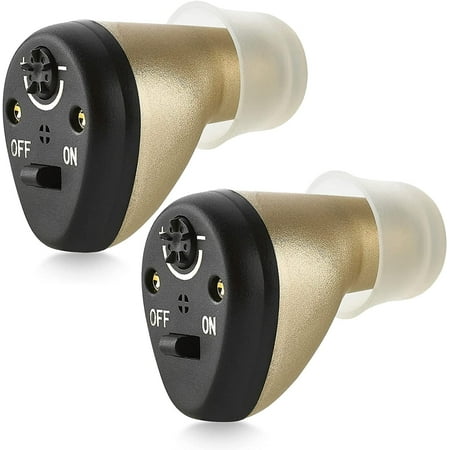 MEDca Rechargeable Hearing Amplifier Pair Left & Right Ear Canal Set