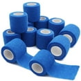 thumbnail image 1 of MEDca Self Adherent Bandage Wrap, 2" x 5 Yds, 12 Rolls – Blue Sports Tape, 1 of 9