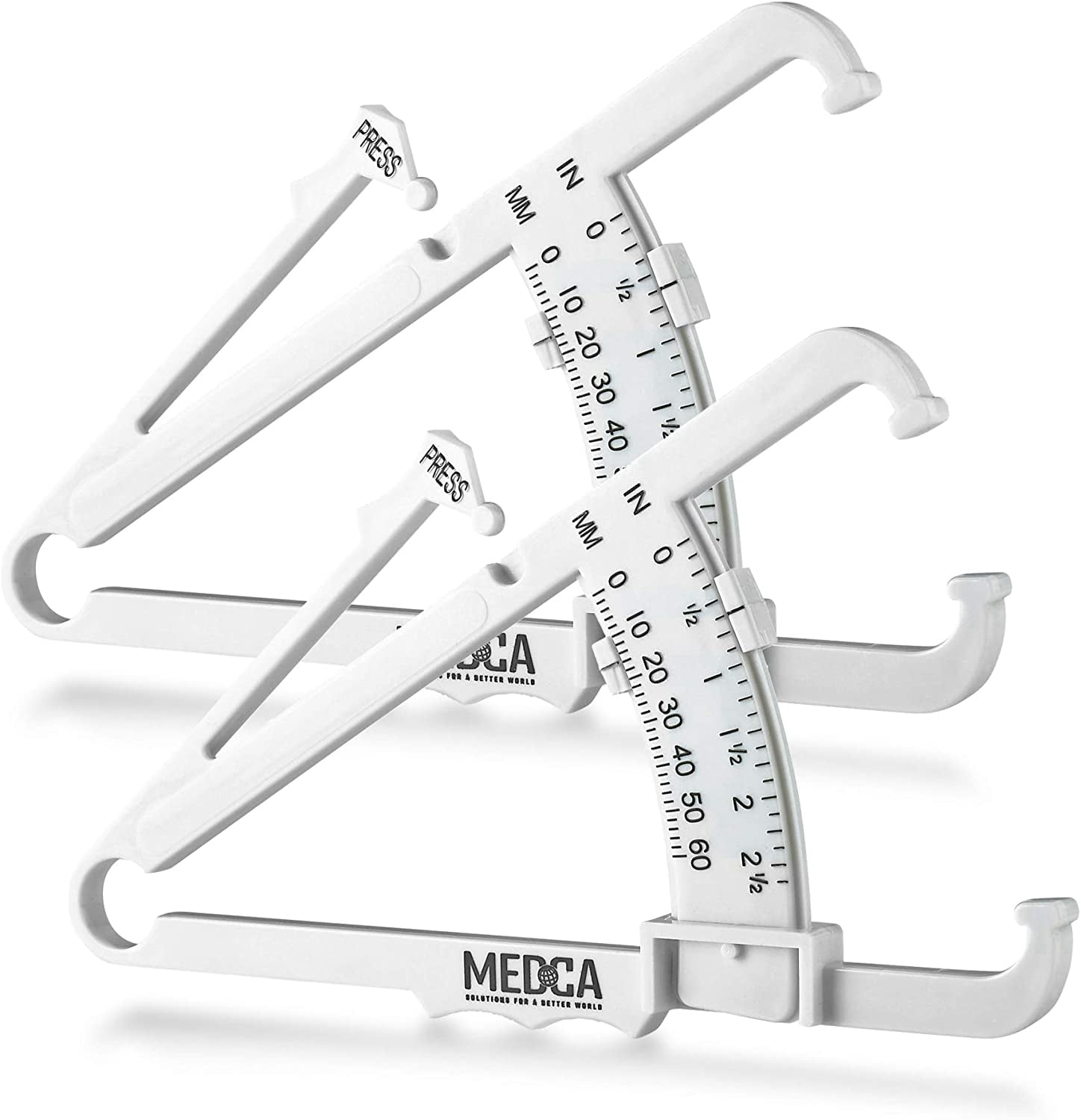 MEDca Skinfold Body Fat Caliper Skin Fold Body Fat Analyzer