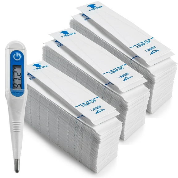 MEDca Thermometer Probe Covers - Pack of 300 - Universal and Disposable Probe Cover Box